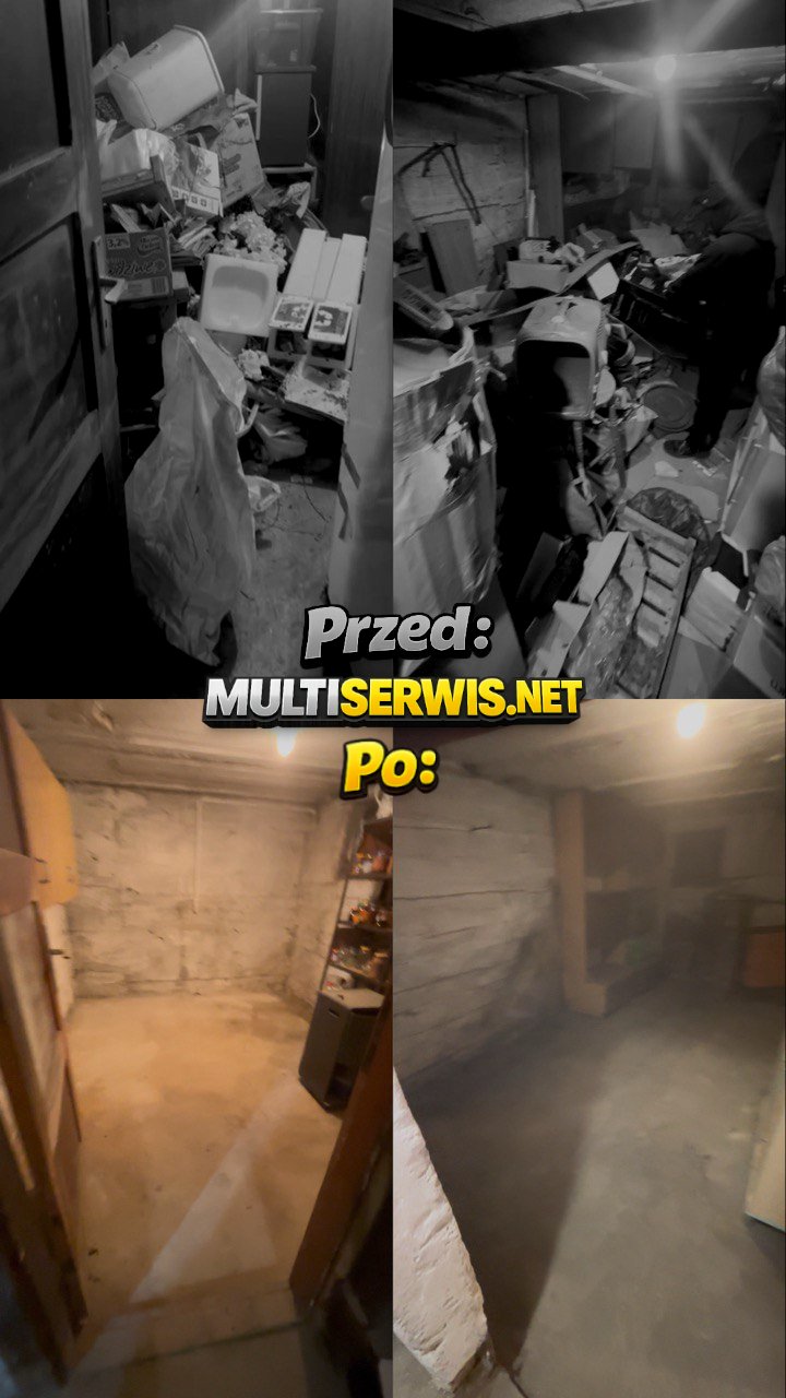 Opróżnianie piwnicy